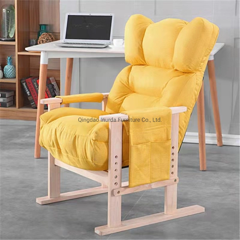 Modern Office Study Home General Purpose Furniture Folding Solid Wood with Upholstered Office Chair