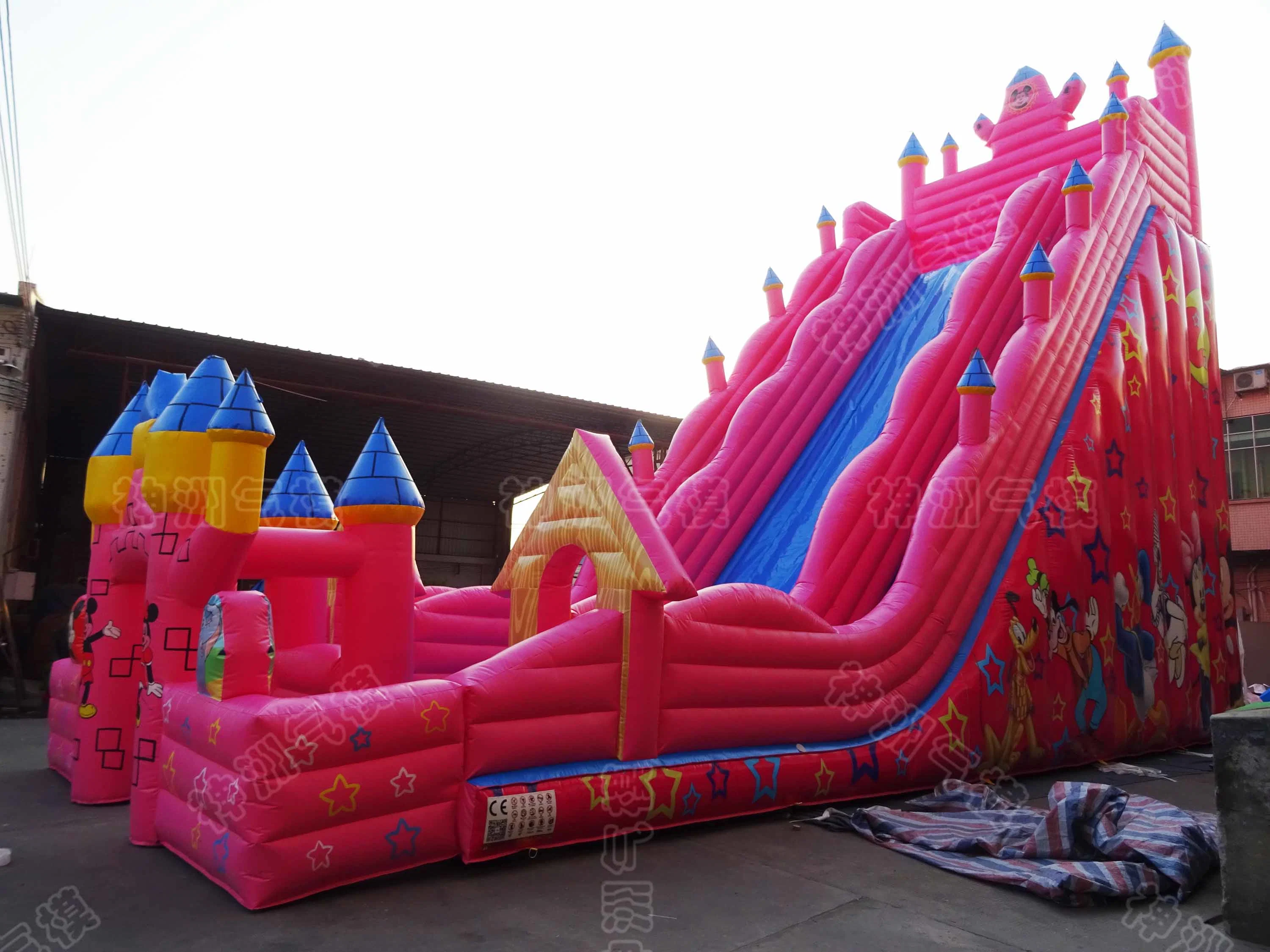 Rosa Diapositiva inflable para niños juguetes de parte de Eventos de venta