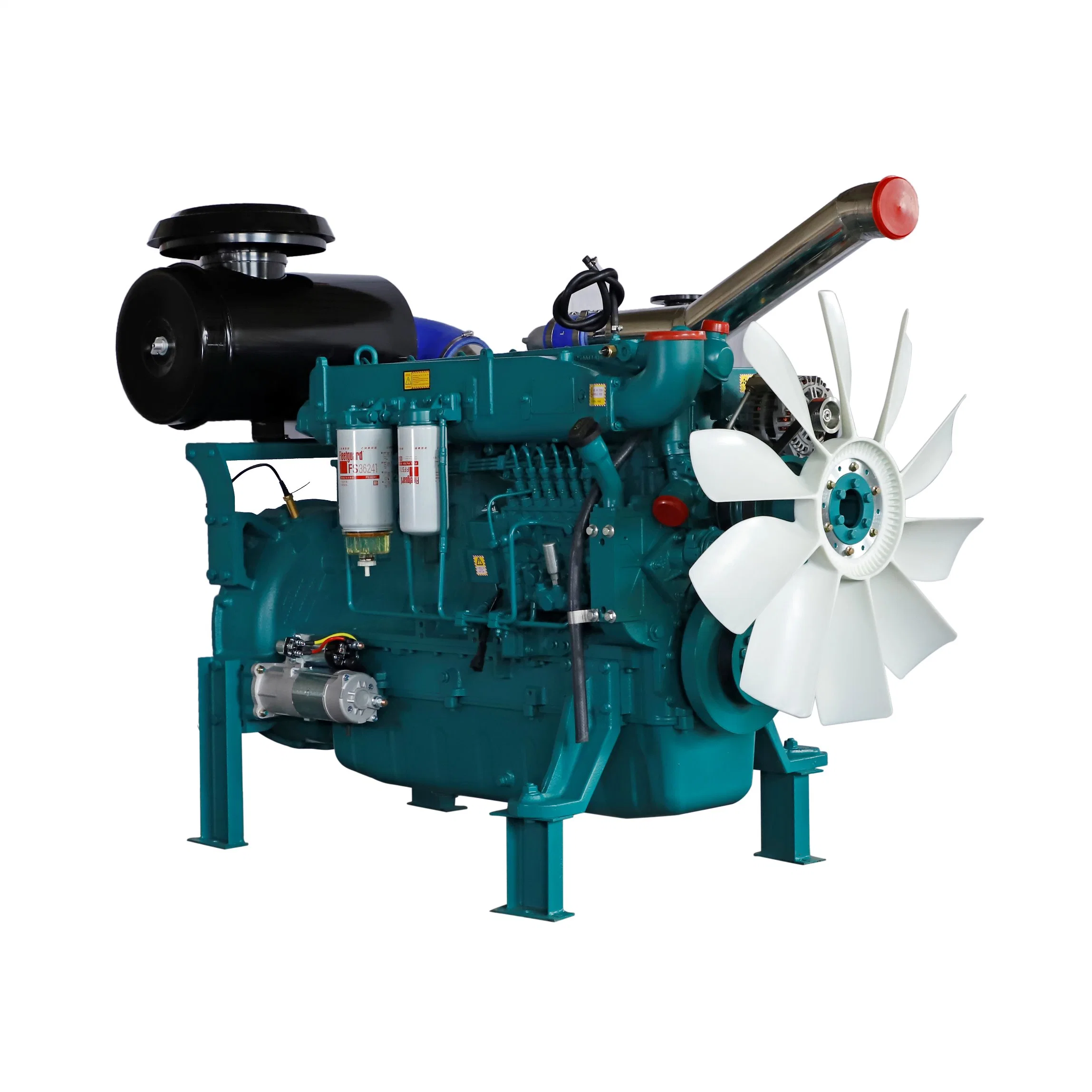 Color Custom Diesel Engnie with 6-Cylinder Used for Generator Sets