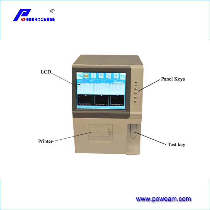 3 partie vétérinaire plateau de table Auto Hematology Analyzer