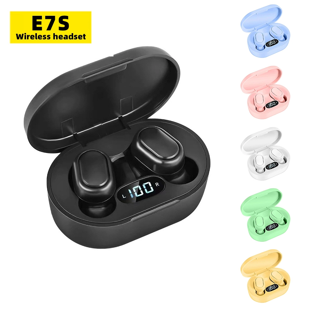 E7s Wireless Earphone LED Digital Display Charging Case Earbuds for Phone