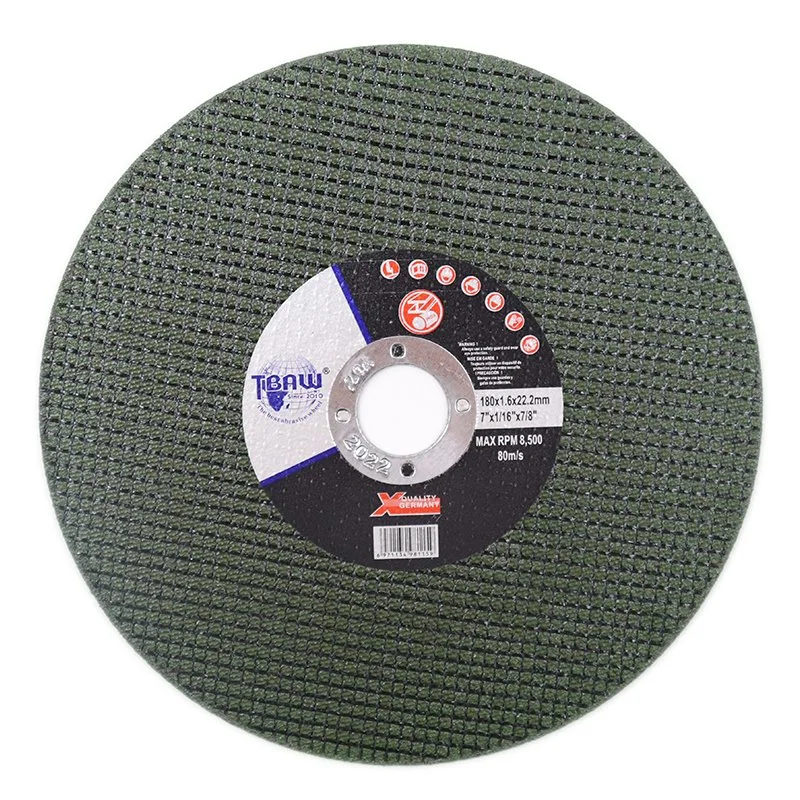 Factory Hot Sale 7 Inch 180*1.6*22 Abrasive Cutting Disc Cutting Wheels