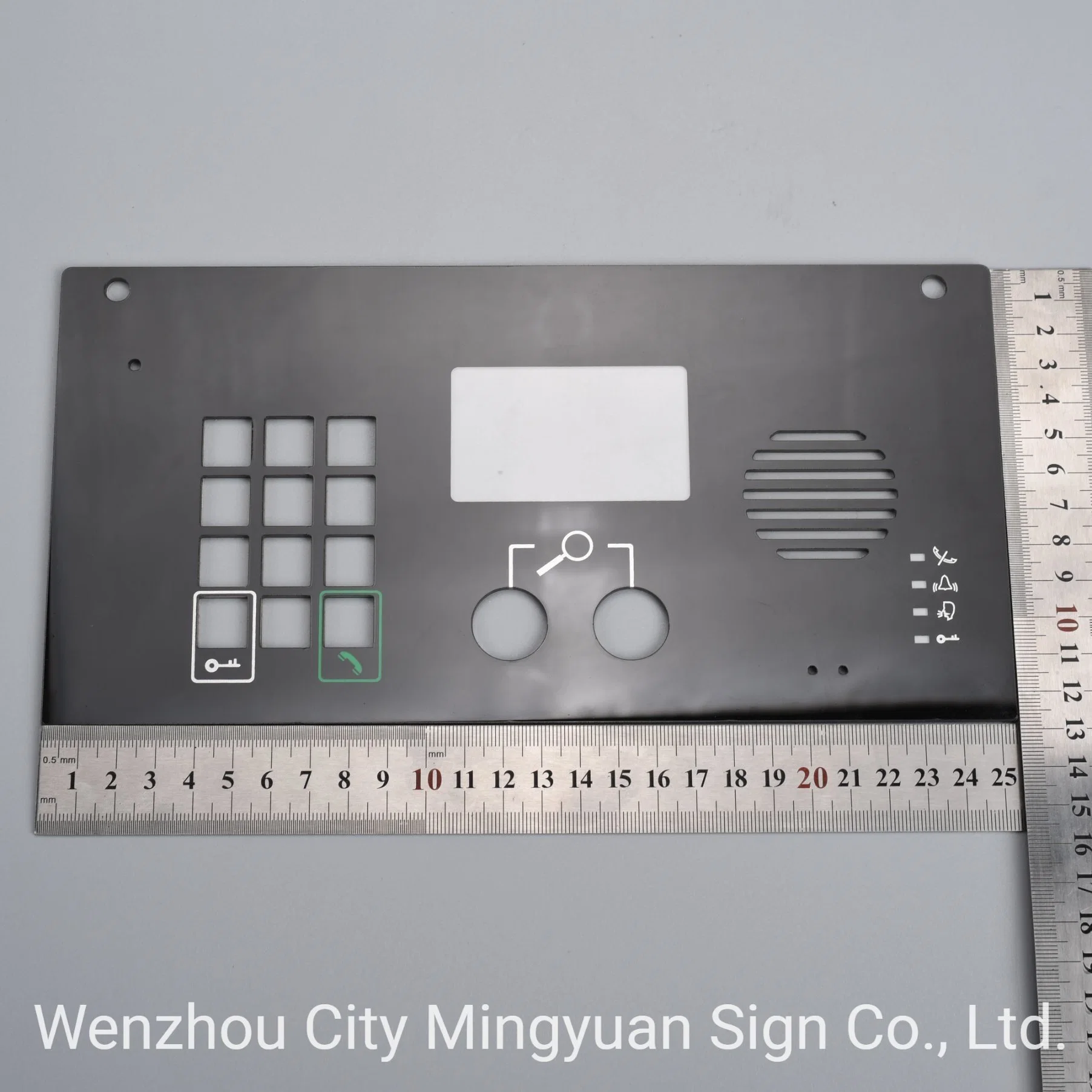 Laser Cut No MOQ Acrylic Switch Panels Faceplate Acrylic Badge Printed Label