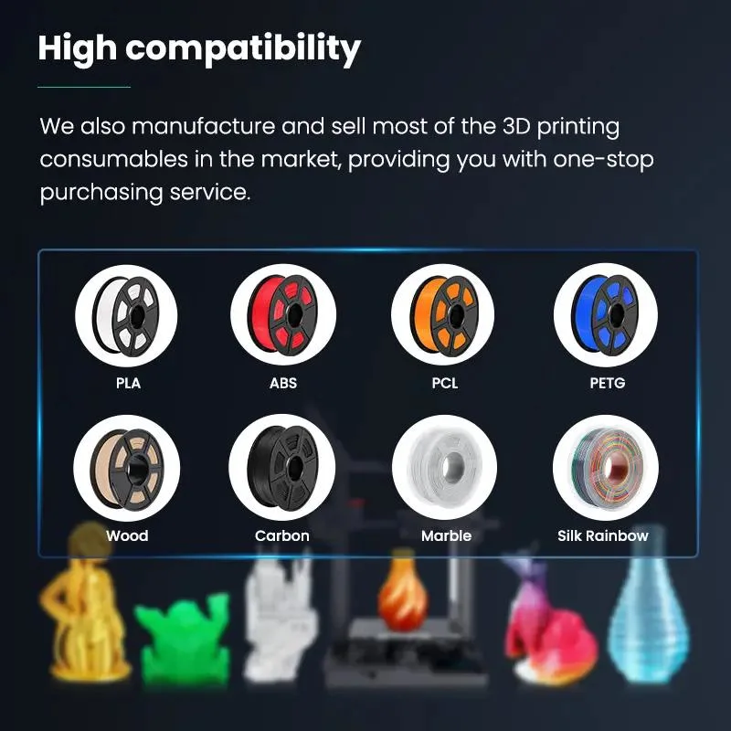 Professional Desktop Fdm 3D Printer 250mm/S Printing Speed Cheap Price High quality/High cost performance  Stampante 3D Printer