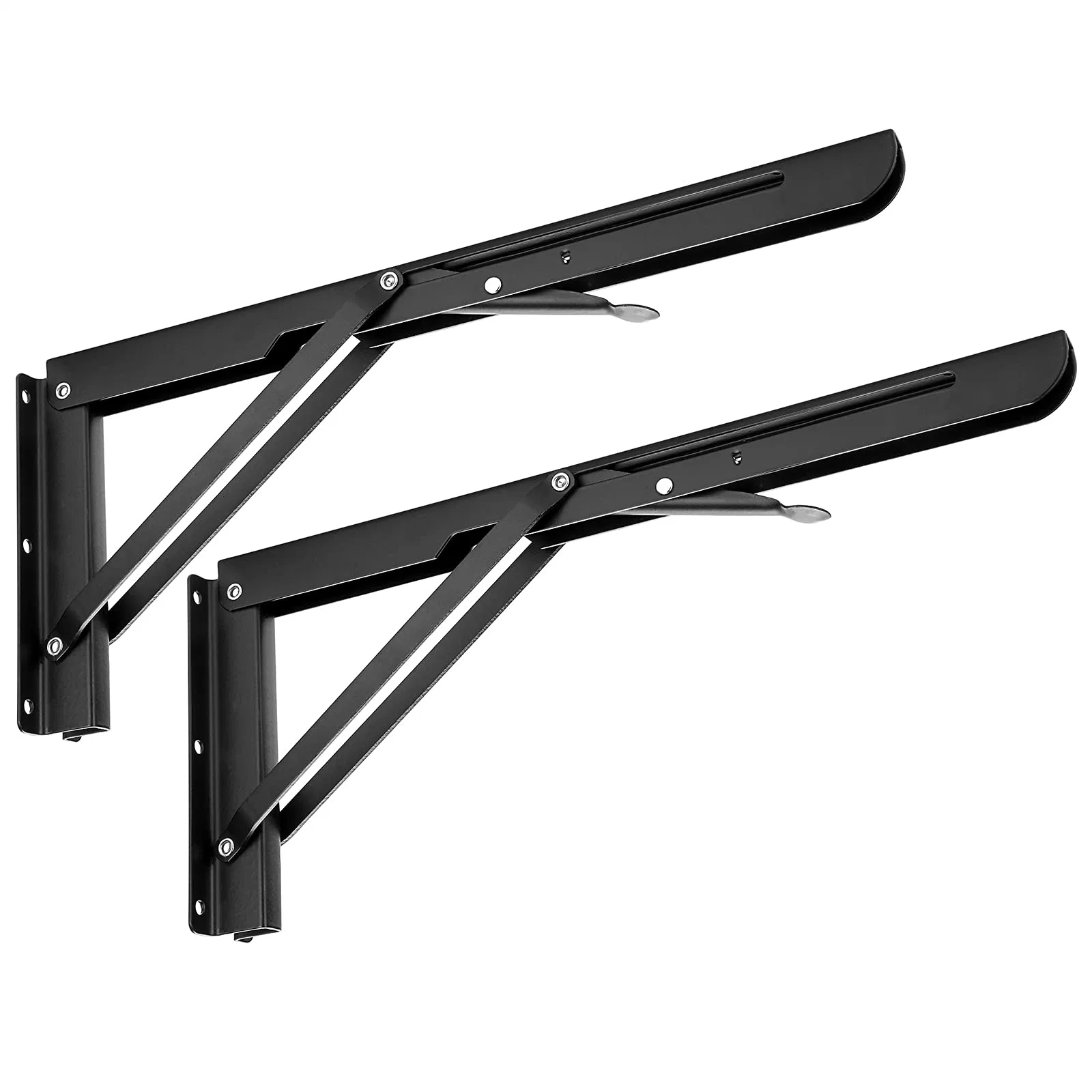 Factory Custom 90 Degree Adjustable Wall Side Mount Shelf Bracket