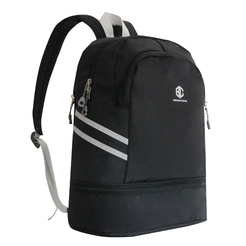 Logotipo personalizado Teens Black Gym Bolsa deportiva Chica Caminata Mochila Para las mujeres