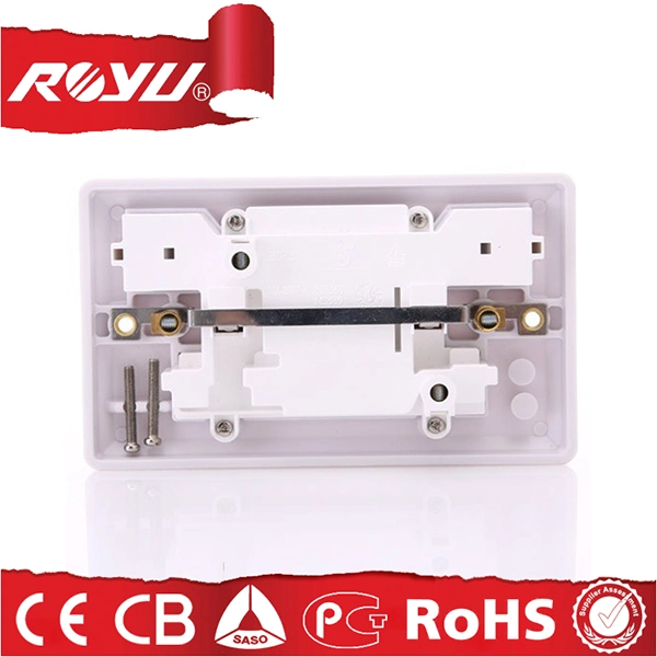 Stromversorgung 3-polige elektrische USB 220V-Wandsteckdose und Schalter