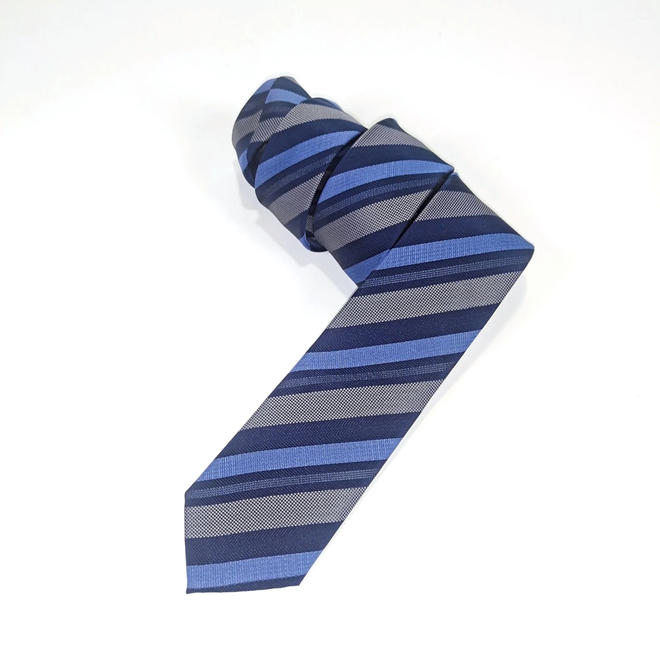 Fashion Stripe Polyester Necktie, New Style Custom Pattern Necktie, Classic Woven Necktie, Popular Pattern Tie, Yarn-Dyed Jacquard Necktie
