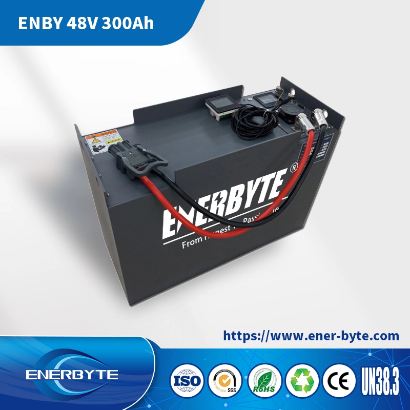 LiFePO4 Batterie 48V 300ah für elektrische Lithium-Gabelstaplerbatterie