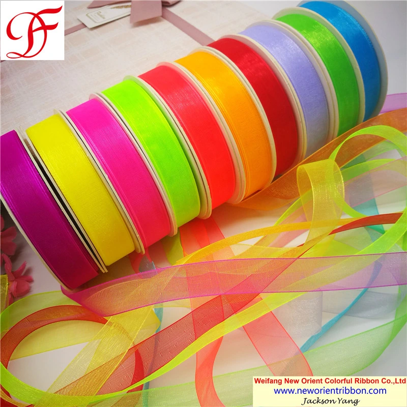 Nylon Sheer Organza Ribbon for Wedding/Accessories/Wrapping/Gift/Bows/Packing/Xmas Decoration