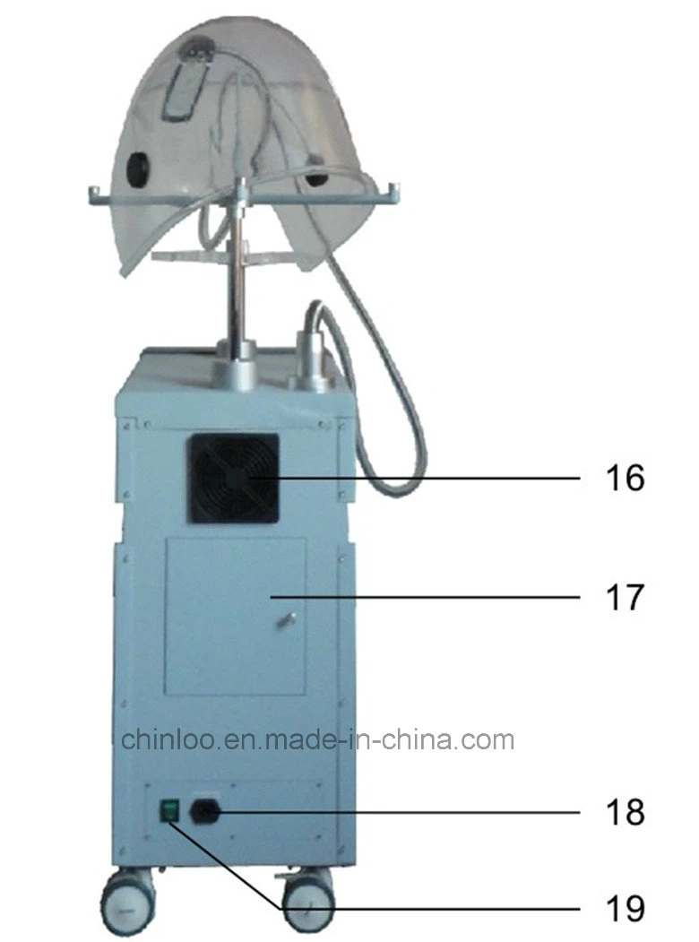 2017 G882D'un rajeunissement de la peau d'injection d'oxygène de la machine pour l'enlèvement des rides (CE) d'approbation