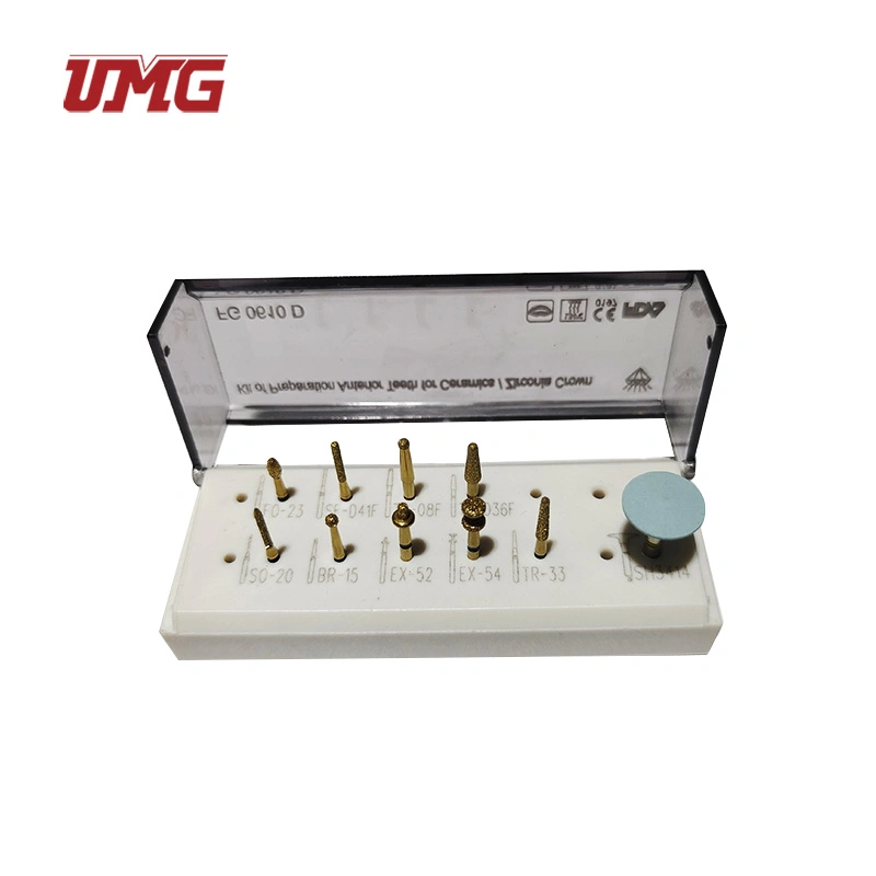 Kit de préparation des dents antérieures pour couronne de Bur FG de diamant dentaire