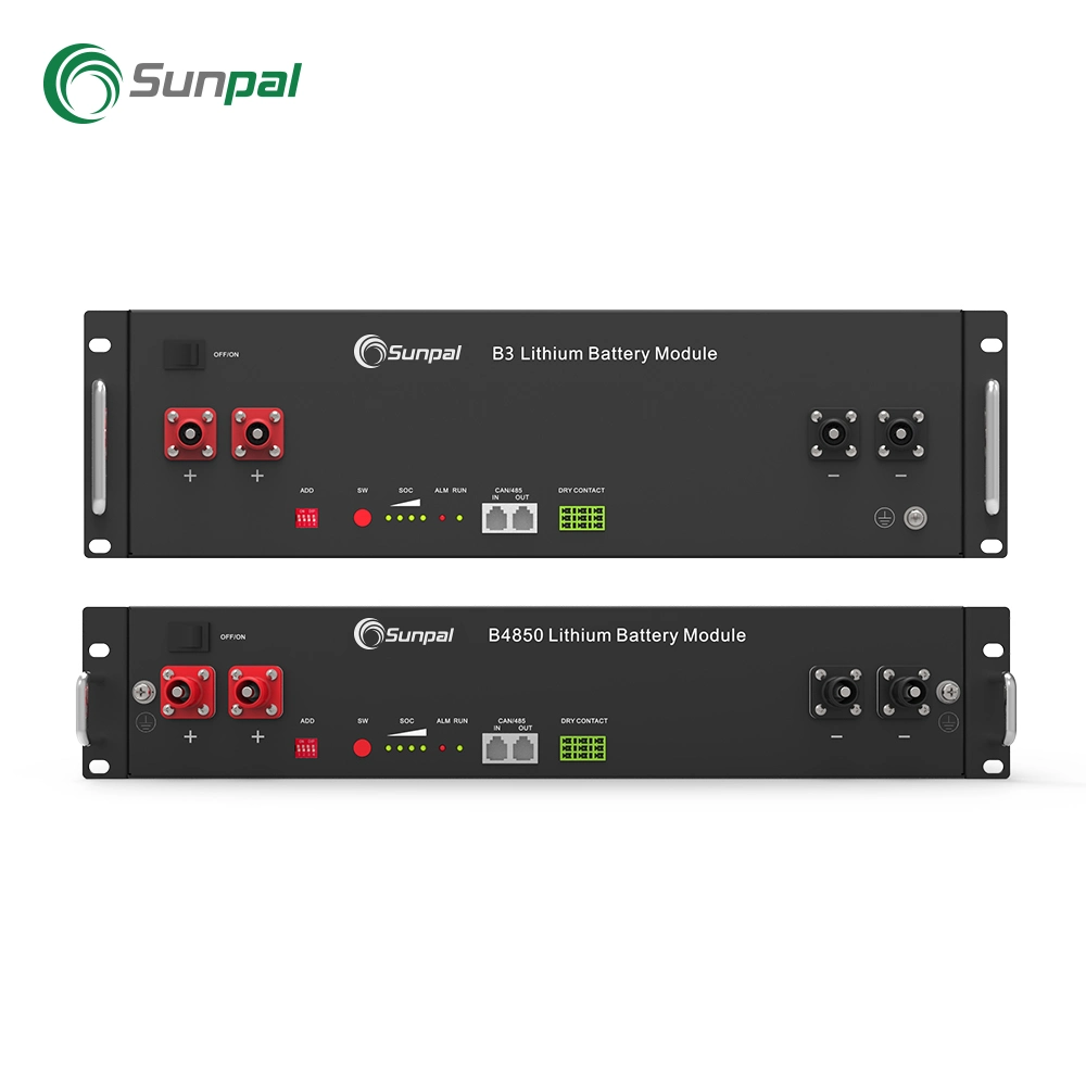 Sunpal 12V 24V 48V 50Ah 75Ah ah ah de 100 a 200 de iones de litio batería solar con los ciclos de 6000