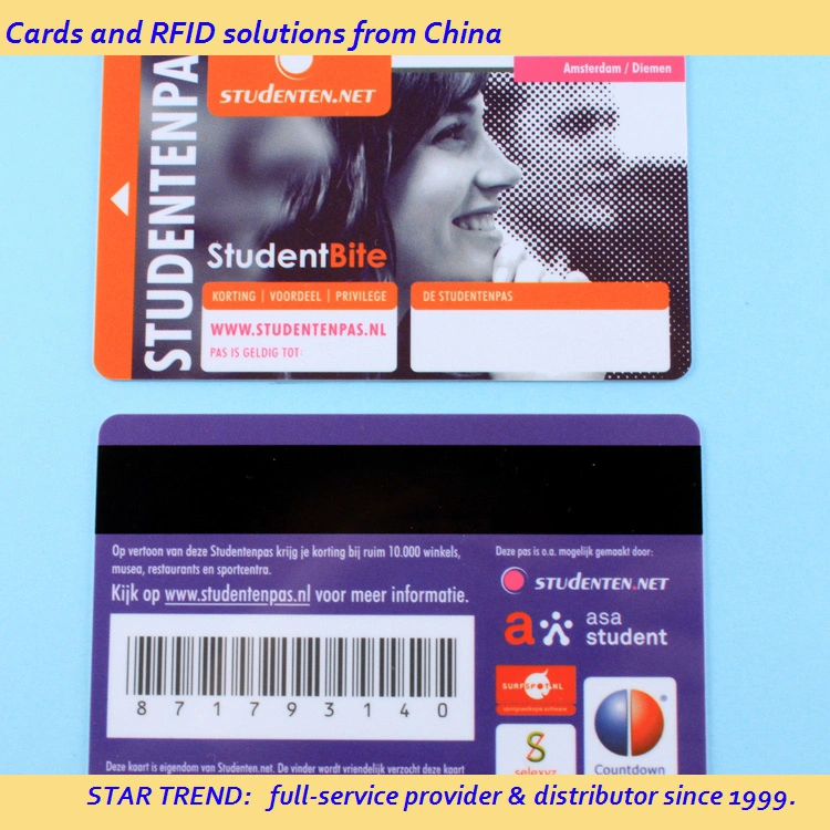Discount Good Quality PVC Barcode Card with Customized Printing and Barcode