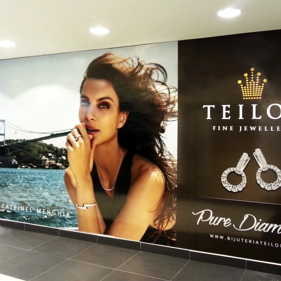 Billboard Custom Banner Roll PVC Digital Printing Banner de grande formato Flexível