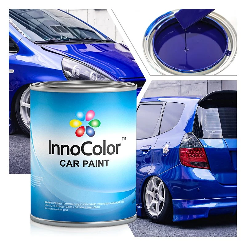 Acrylic Car Paint Coating Auto Refinish 1K Silver Metallic PU Polyurethane Car Spraying Paint for Car Care Repair Product