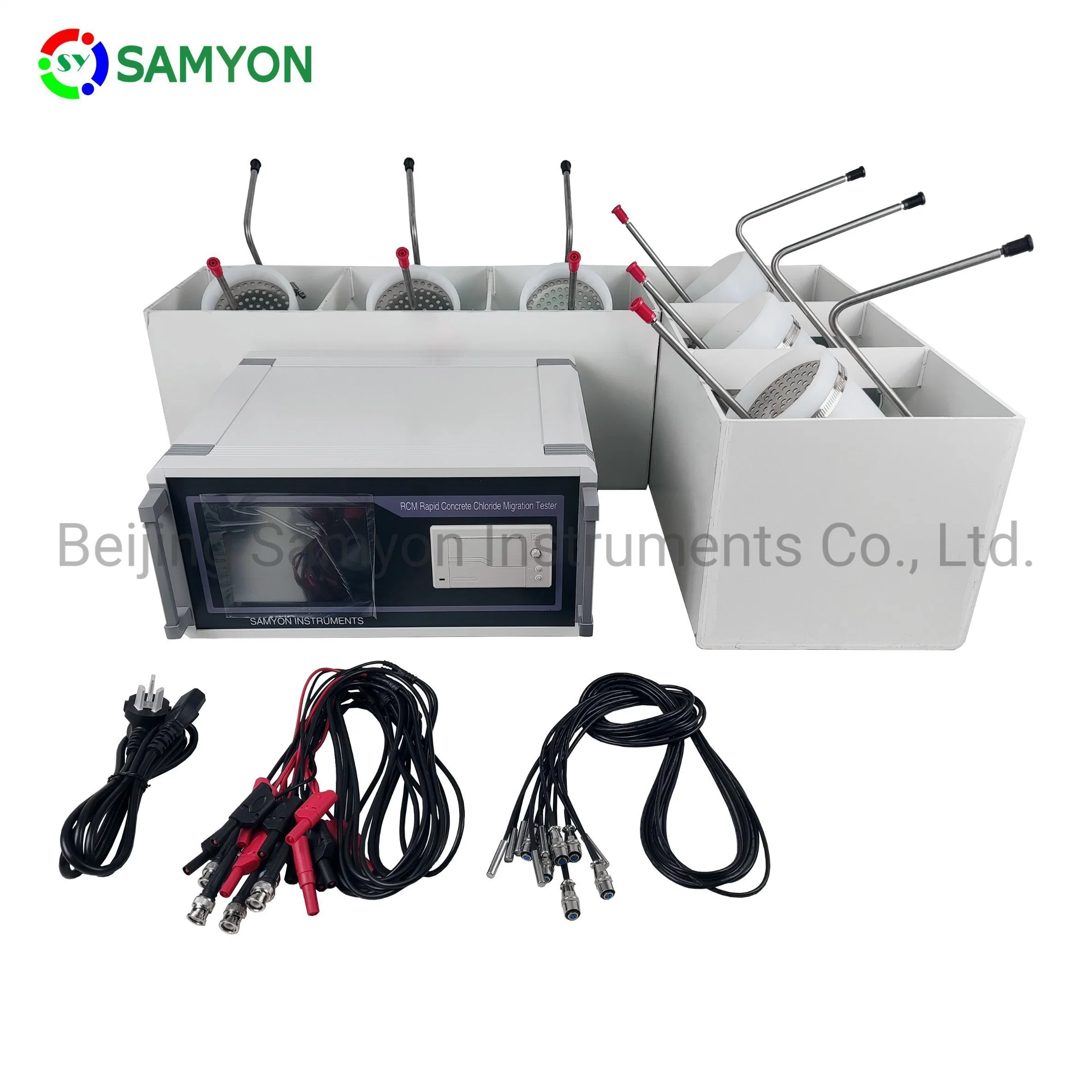 6 Channels Concrete Chloride Ion Migration Tester