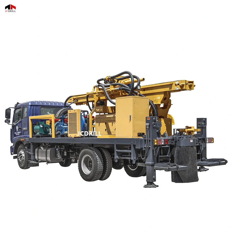 Multi-Functional Truck Mounted Geotechnical Engine Portable Bore Well Drilling Rig