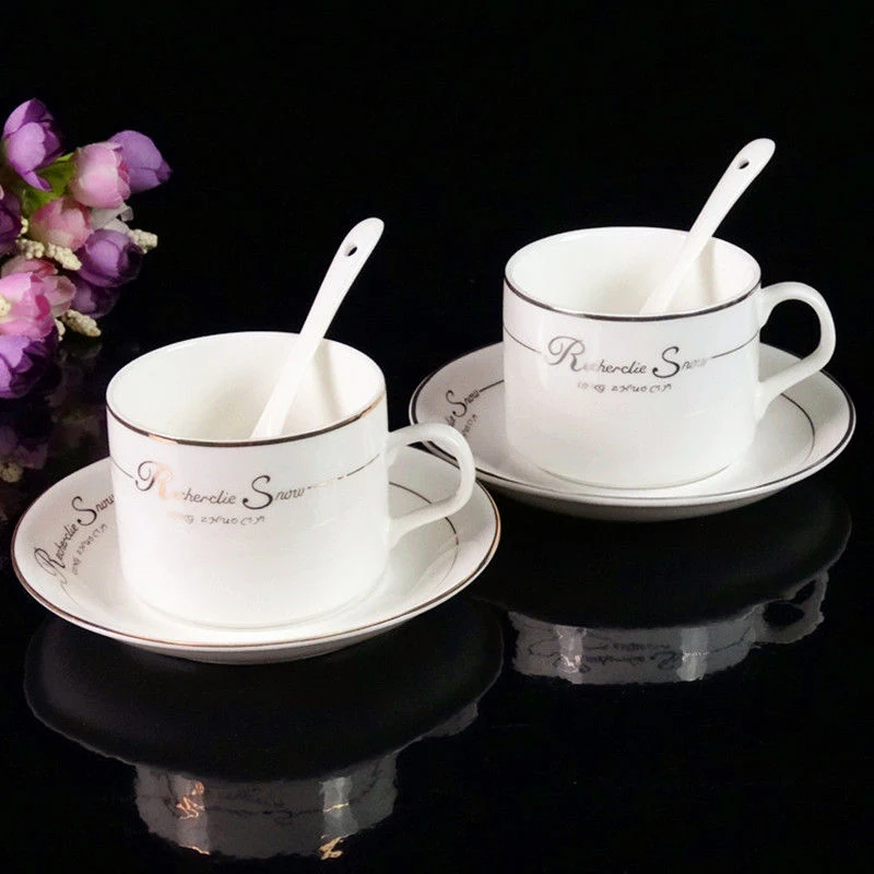 150ml European Coffee Cups Porcelain Latte Cup Milk Mug