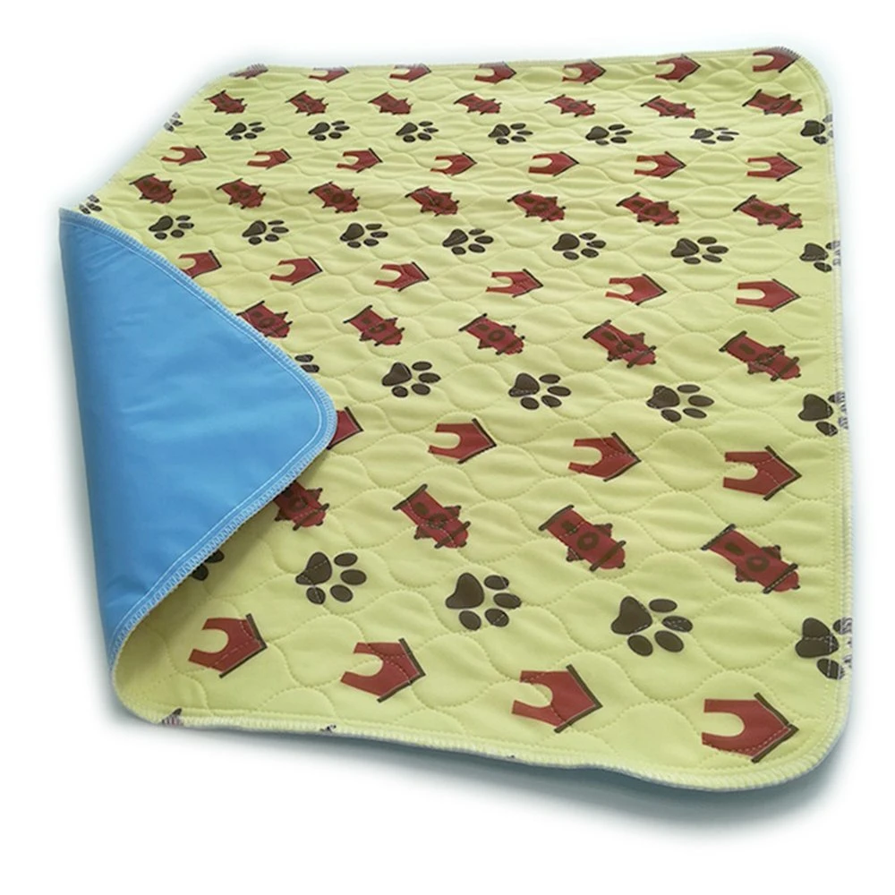 Formación personalizada Pad reutilizable Pet imprimen lavable almohadillas de pis de perro