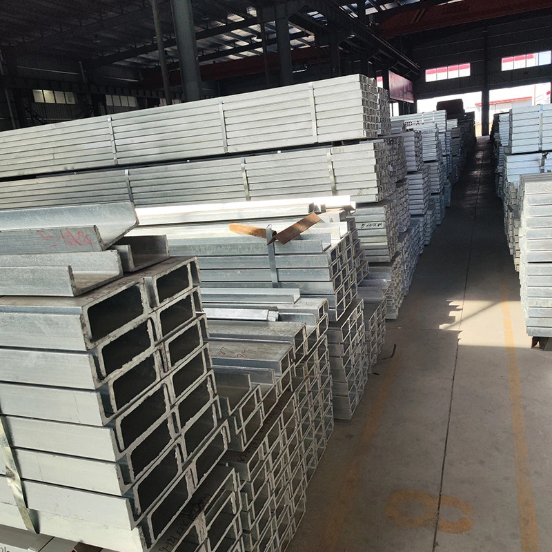 China Supplier ASTM C Channel Type C Galvanized Iron Structural Carbon Steel U Profile Purlin Roll C Channel for Construction Price Per Kg with Low Price