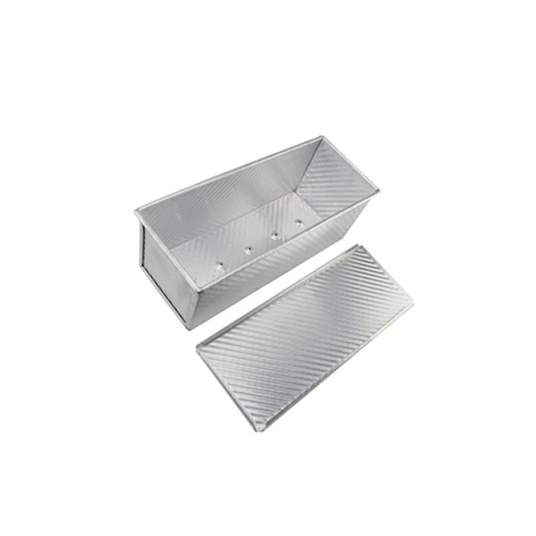 Fabricante de aluminio de alto nivel profesional solo 250g 350g 400g 600g 750g 900g 1000g de la bandeja de hornear pan Caja tostadas de pan molde para hornear con tapa