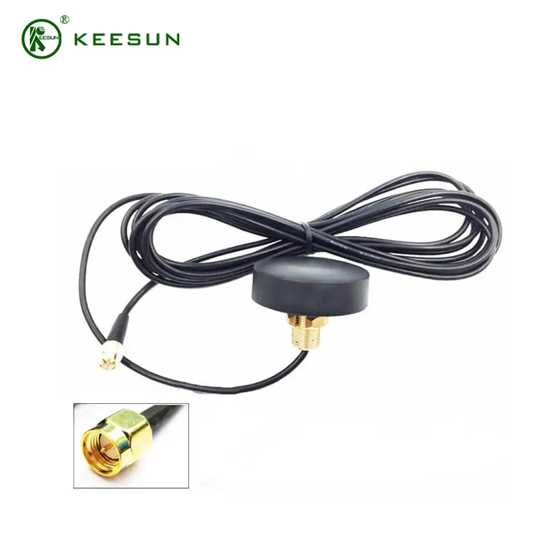 46*15mm 2.4GHz 3dBi Outdoor Screw Mount Waterproof IP67 WiFi Puck Antenna