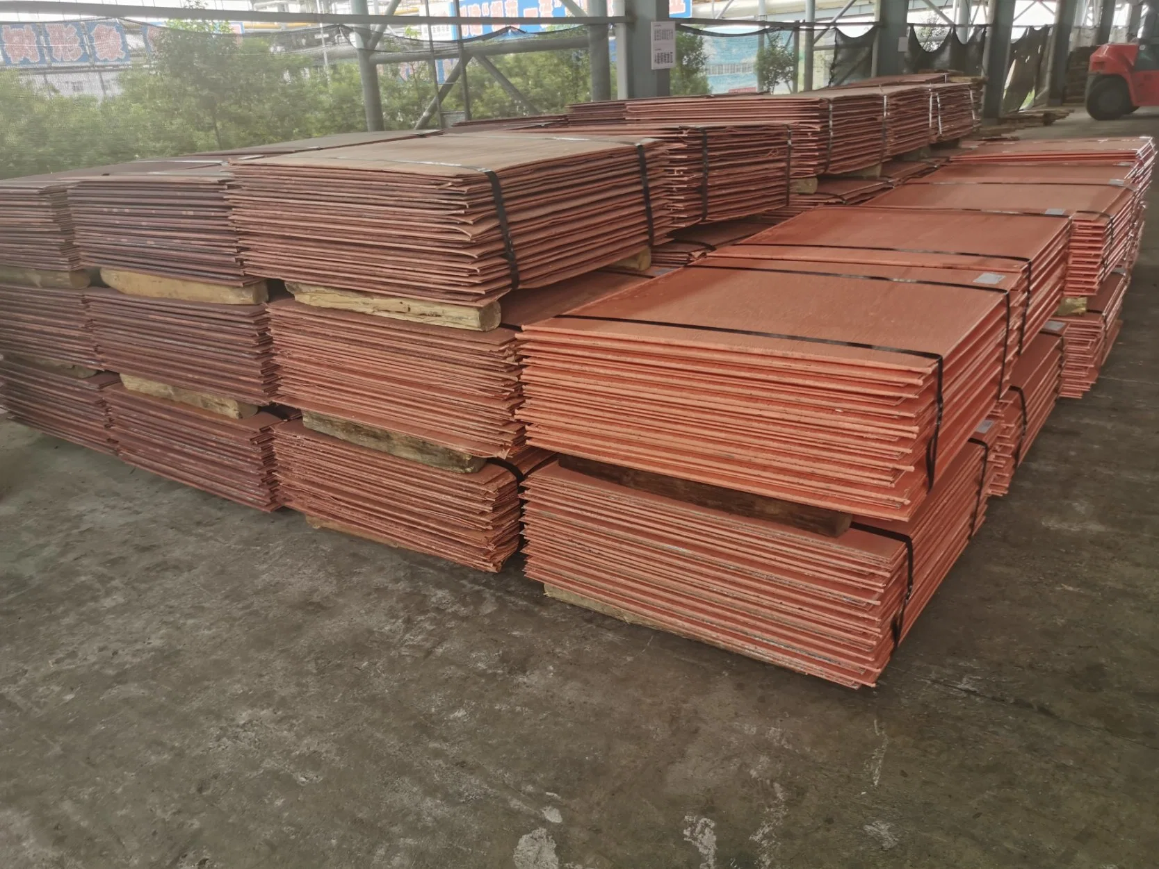 Wholesale Copper Cathodes Plates 99.99% Copper Cathodes Sheets Factory Supplier