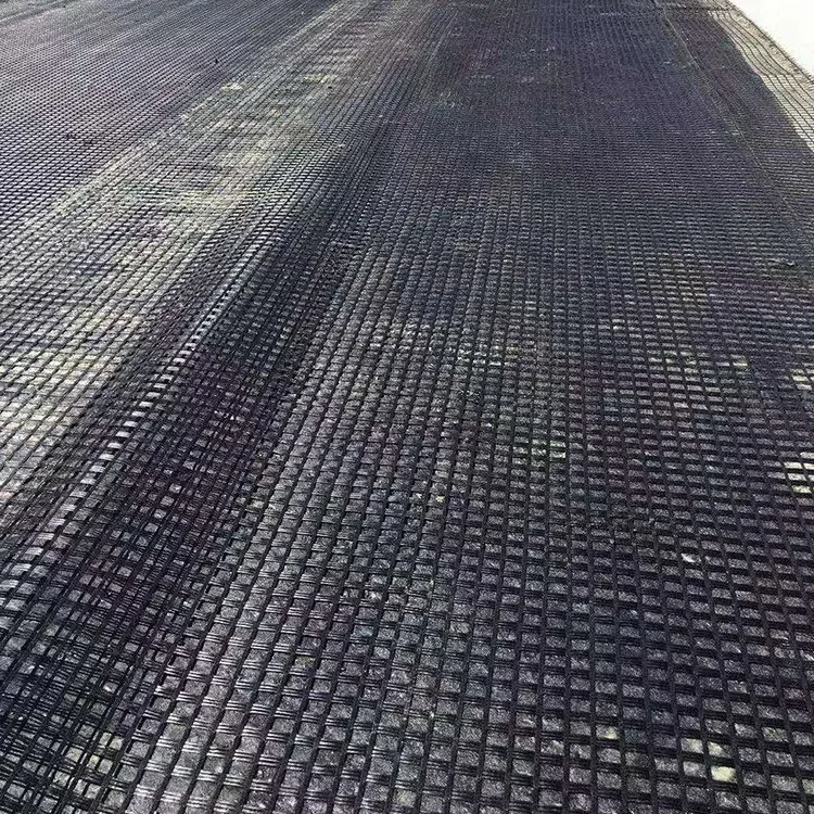 100-100kn Straßenverstärkung beschichtetes GFK-Geogrid für Straßenasphalt