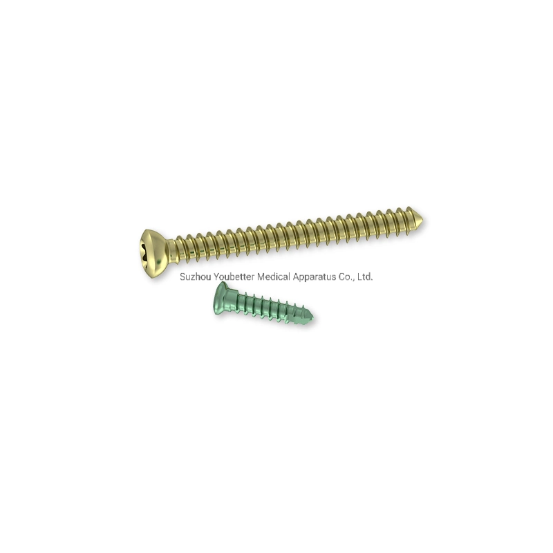 Trauma Implant Screw Metal Bone Screw Locking Cortical Screw