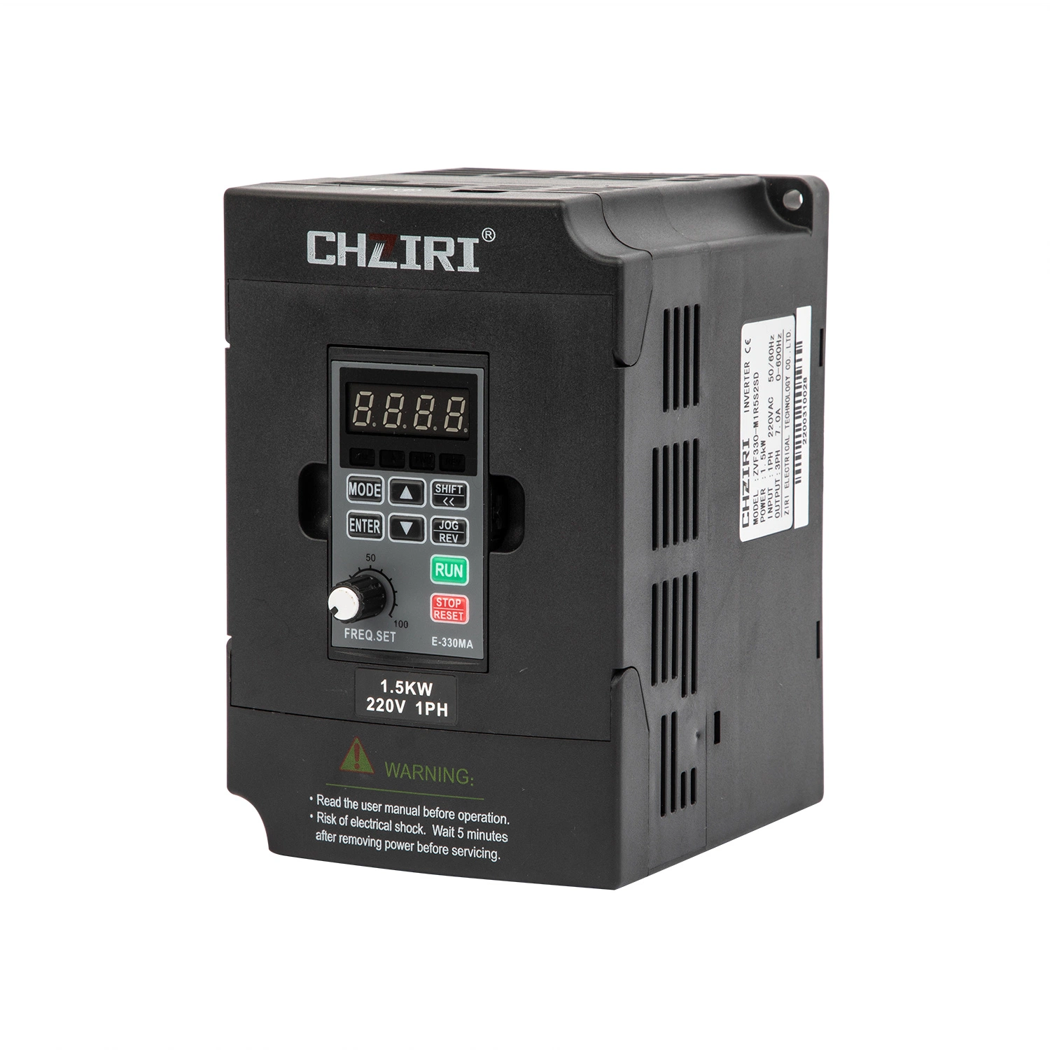 VFD Hot Sale Chziri 220V Single Phase to 3 Phase Motor Drive