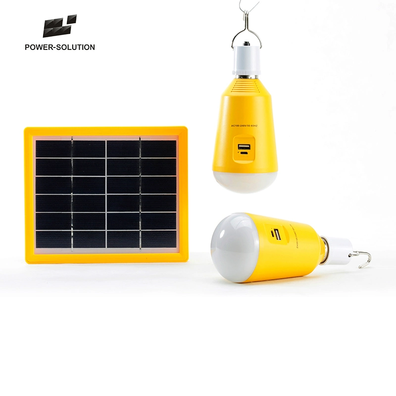 Emergency Outdoor Phone Charging Solar Light with DC Input