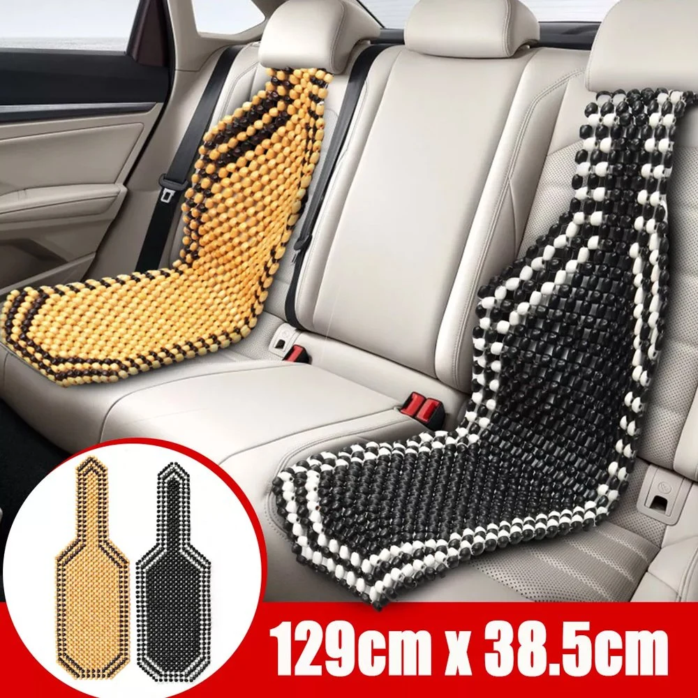 piezas de repuesto de camión barato Masaje transpirable frío impermeable coche de color Funda de cojín de asiento de madera