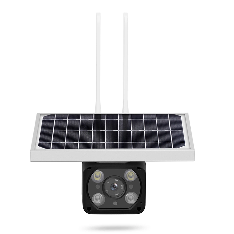 Ukisolar China Suppliers 1080P Solar Panel Low Power Rechargeable Battery Solar Built-in WiFi PIR Detection Security CCTV Bullet 4G Camera