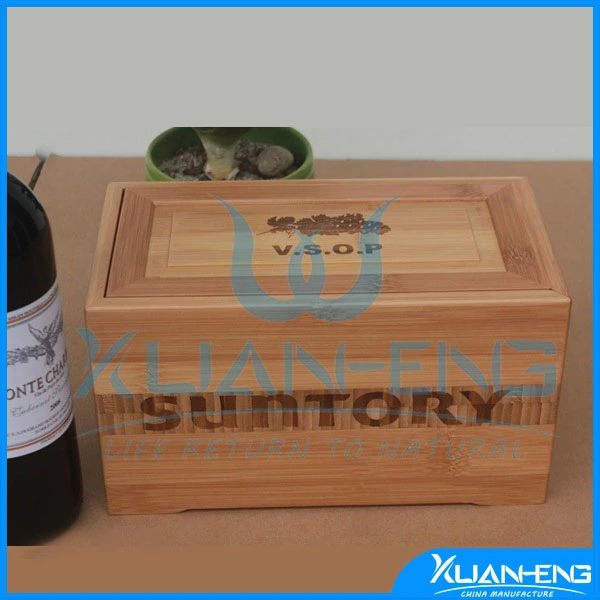 Sublimation Luxury Extra Large Custom Wooden Tea Box with Clear Windows