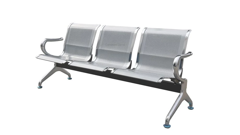 Reception Waiting Office Chair 3-Seater Airport Link Chair