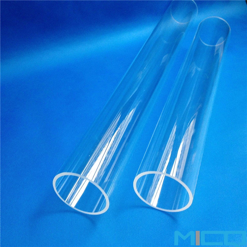 High Temperature Resistance Quartz Sleeve Tube for UV Lamp