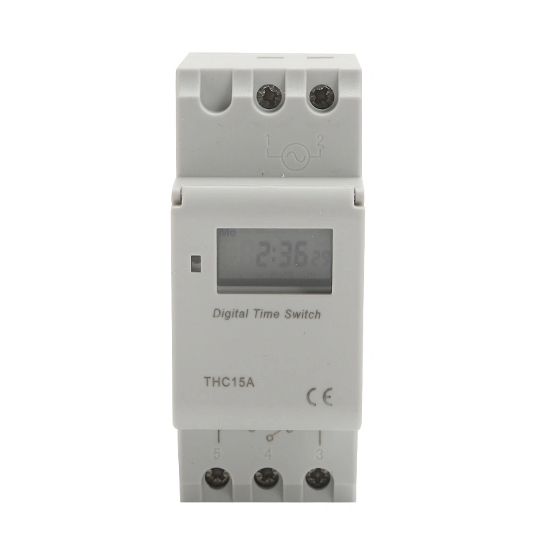 DIN-Rail Weekly Programmable Heat Pump Water Heater Digital Timer (AHC15A)