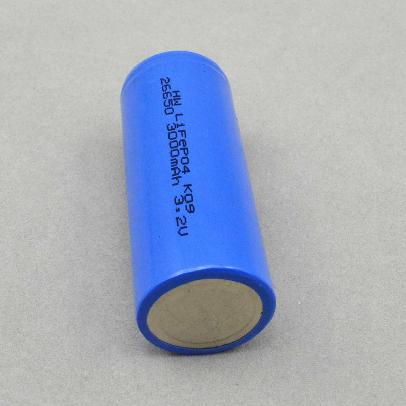 Batterie rechargeable Batterie LiFePO4 26650 IFR 3.2V 3000mAh Cellules