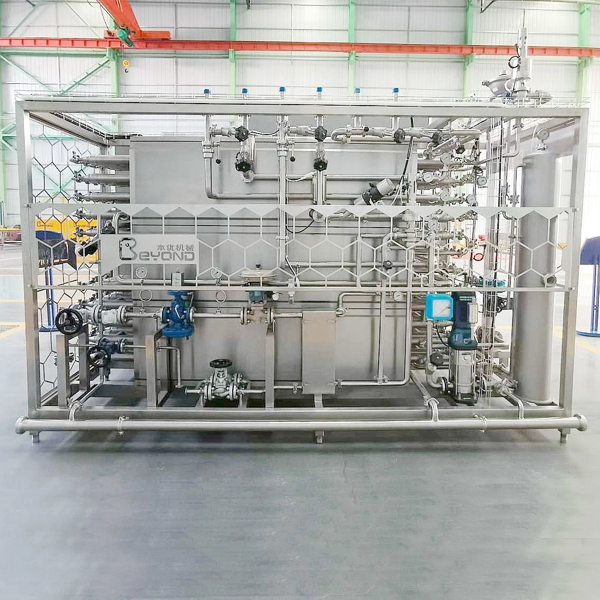 UHT tubular sterilizer Aseptic Tube-in-Tube Sterilizer