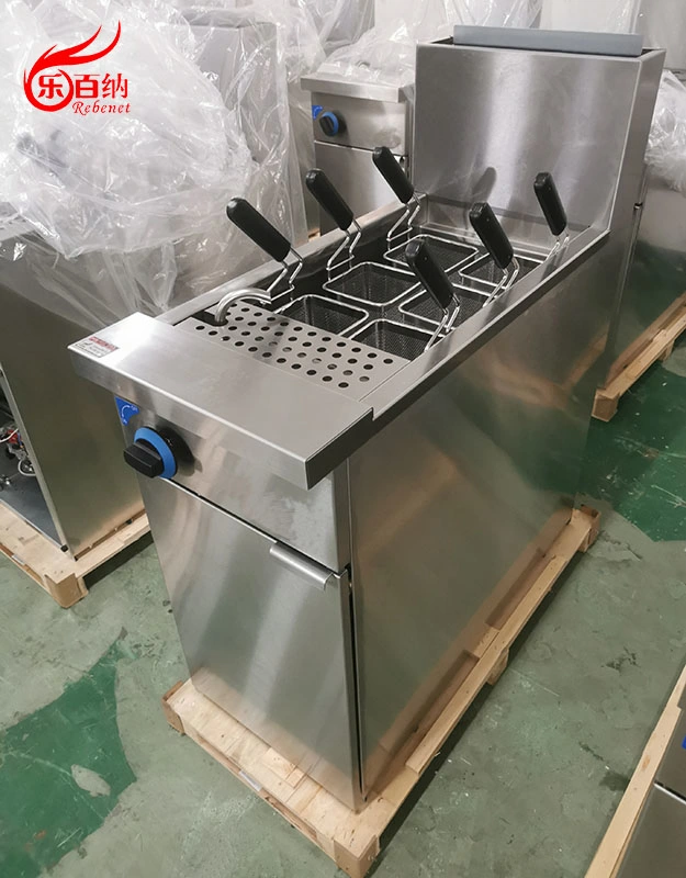 Commercial Stainless Steel Single Tank Six Holes Gas Pasta Noodle Cooker with Thermostat and Hi Limiter (PC11)