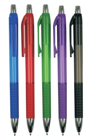 Office Supply Plastic Ballpoint Pen with Logo Printing