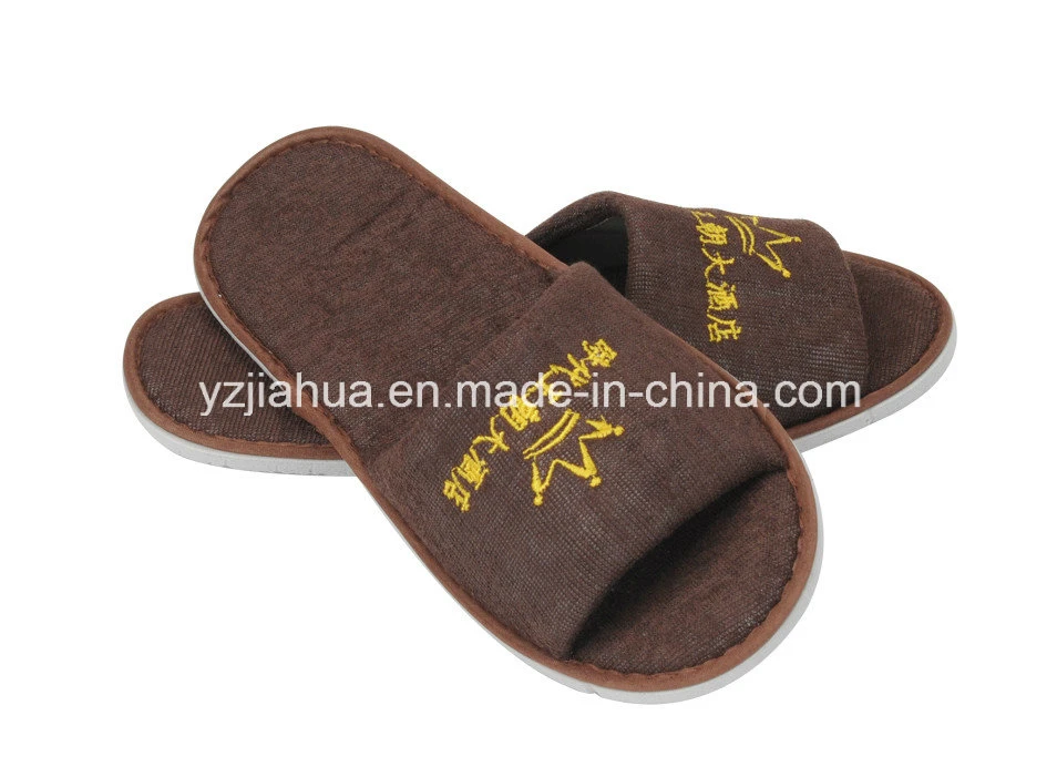 Hotel Terry Open Toe EVA OEM Logo Slipper (GH003)