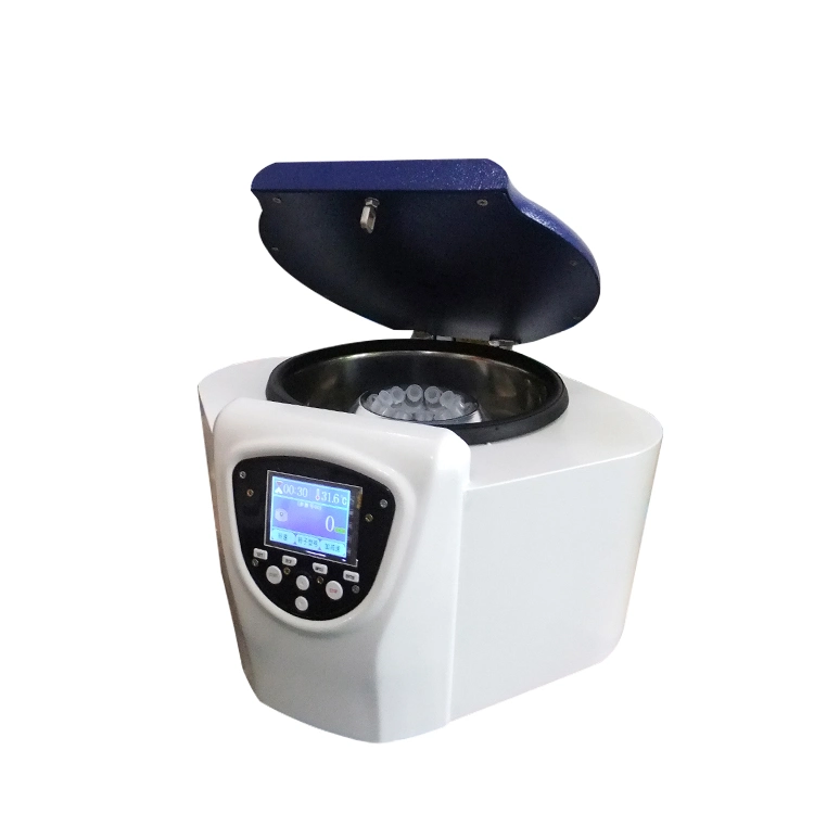 Samy Clinic Use Normal Temperature Touchable LCD Screen Desktop Low Speed Centrifuge