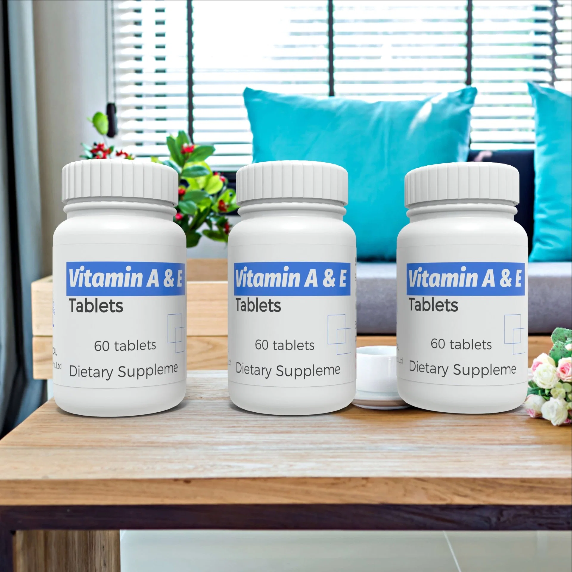 Suplemento de saúde Dmscare-Vitamin um Tablet e vitamina E Vitamina A Medicina