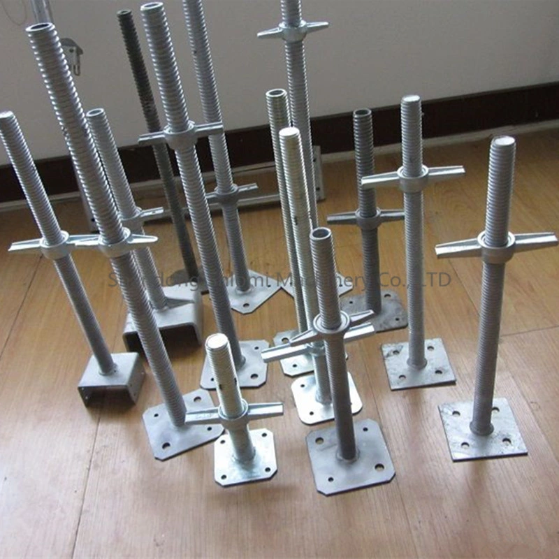 Galvanized Adjustable Scaffolding Hollow /Solid Screw Jack Base