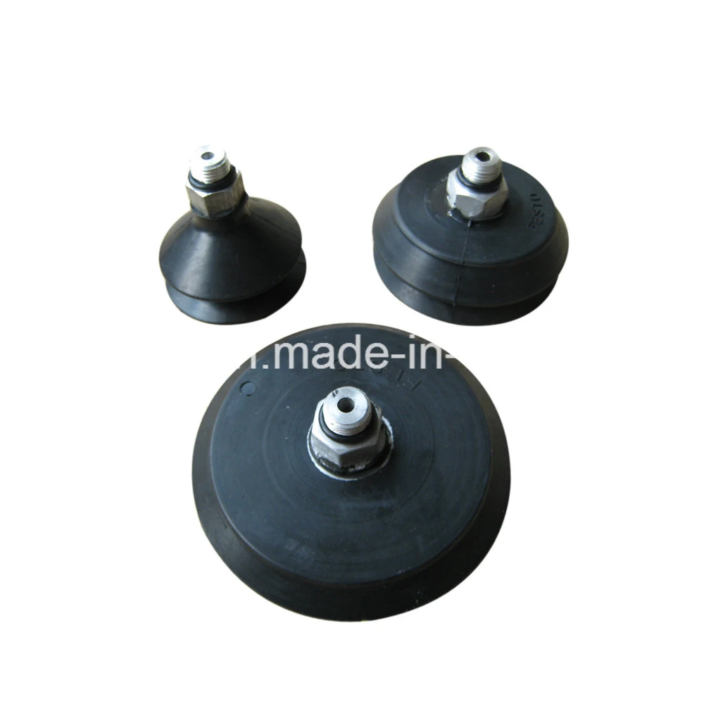 Flexible EPDM Rubber Glass Vacuum Sucking Disc Strong Chuck with Screw Nut