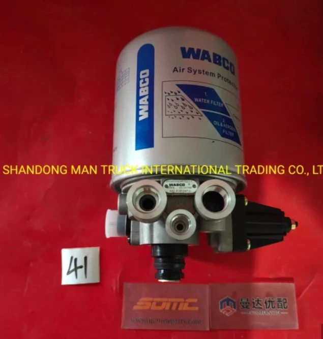 China marca de fábrica de piezas de repuesto Sinotruck HOWO Wg9000360521 Camión Secador de aire Shancman