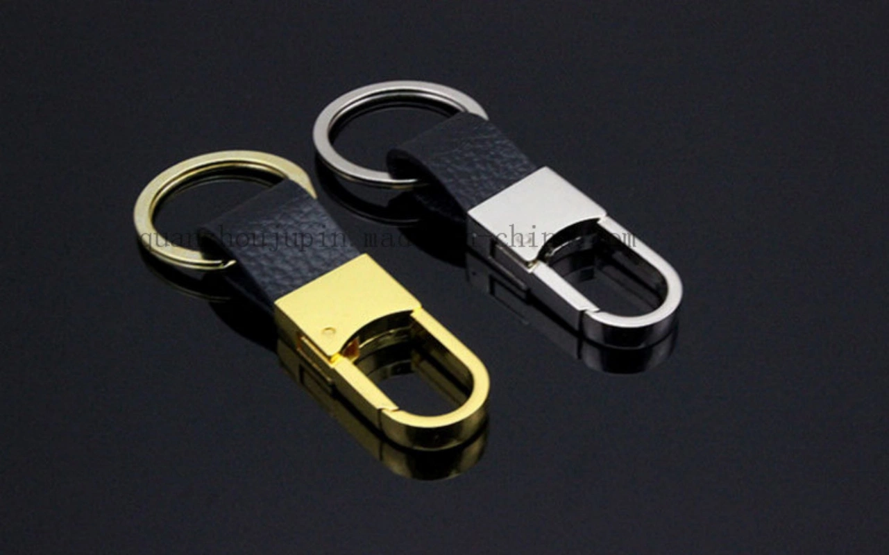 OEM Metal Leather Keychain Key Ring Chain for Promotional Gift
