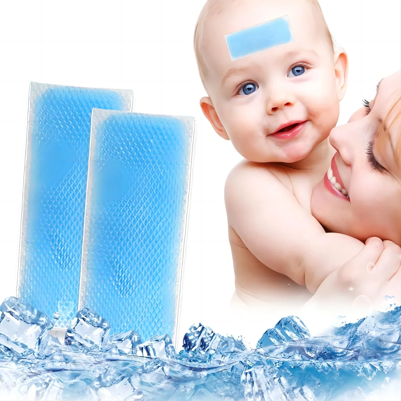 Hydrogel Antipyretic Paste Baby Fever Reduce Cooling Gel Patch